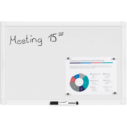 Artikelbild für MAUL Whiteboard MAULprimo 30,0 x 45,0 cm weiß kunststoffbeschichteter Stahl, Artikelnummer 444218