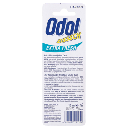 Artikelbild 6 für Odol ZISSSCH EXTRA FRESH Mundspray 15 ml, Artikelnummer 483069