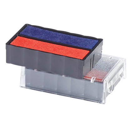 Artikelbild 3 für trodat Ersatzstempelkissen 6/4850 blau/rot 2,5 x 0,5 cm, 2 St., Artikelnummer 742155