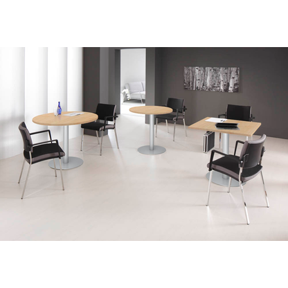 Artikelbild 4 für HAMMERBACHER Bistrotisch quadratisch Spanplatte ahorn 80,0 x 80,0 x 74,5 cm, 1 St., Artikelnummer 587218