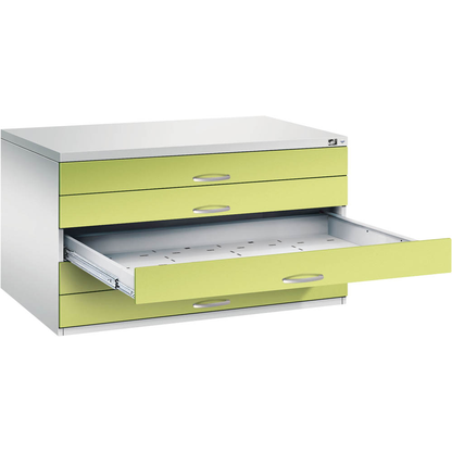 Artikelbild für CP 7200 Planschrank clowngrün, lichtgrau 5 Schubladen 135,0 x 96,0 x 76,0 cm, 1 St., Artikelnummer 683449