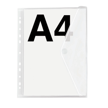 Artikelbild 3 für FolderSys Dokumententaschen DIN A4 transparent genarbt 0,20 mm, 10 St., Artikelnummer 641753