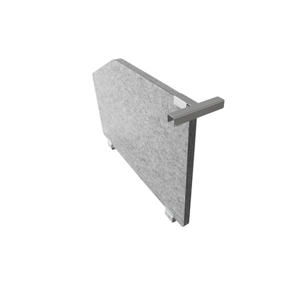 Artikelbild 2 für HAMMERBACHER Tischtrennwand Anbauset VARS1/5, grau 73,5 x 50,0 cm, 1 St., Artikelnummer 659918