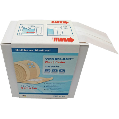 Artikelbild 2 für Holthaus Medical Pflaster YPSIPLAST® 40356 beige 6,0 cm x 5,0 m, 1 St., Artikelnummer 656629
