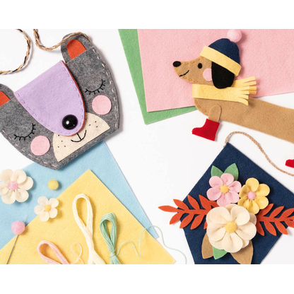 Artikelbild 8 für folia Bastelfilz-Set Rainbow 36-tlg. mehrfarbig, Artikelnummer 130647