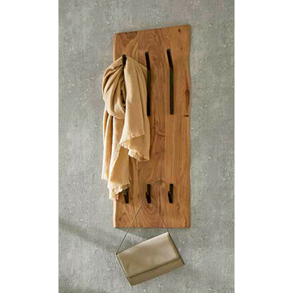 Artikelbild 7 für HAKU Möbel Wandgarderobe 52976 akazie Holz 6 Haken 36,0 x 100,0 cm, Artikelnummer 340259