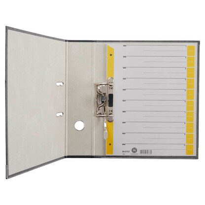 Artikelbild 2 für LEITZ Trennblätter 1652 DIN A4 1-0 gelb, 230 g/qm, 25 St., Artikelnummer 819888