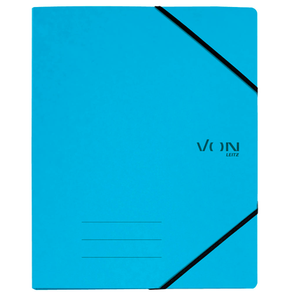 Artikelbild 2 für VON LEITZ Ringbuch 2-Ringe hellblau 2,5 cm DIN A4, 1 St., Artikelnummer 669798