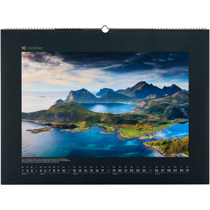 Artikelbild 12 für KUNTH Monats-Wandkalender Hurtigruten 2026, 1 St., Artikelnummer 575938