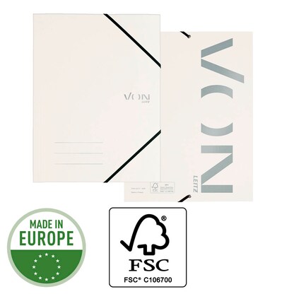 Artikelbild 5 für VON LEITZ Eckspanner DIN A4 weiß, 1 St., Artikelnummer 635163