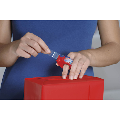 Artikelbild 5 für AKTION: tesa Klebefilmabroller Mini-Abroller rot/blau + GRATIS 2 Rollen tesafilm Kristall-Klar, 10,0 m x 15,0 mm (LxB), Artikelnummer 889071