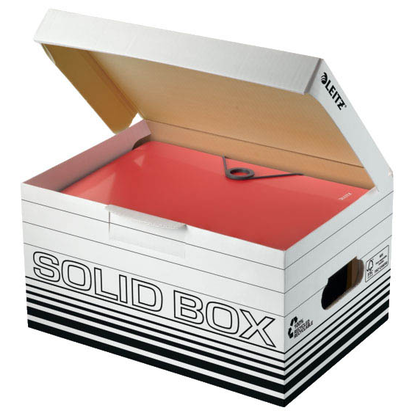 Artikelbild 3 für LEITZ Archivcontainer Solid weiß 37,0 x 26,5 x 19,5 cm, 10 St., Artikelnummer 667927