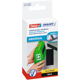 Artikelbild 1 für tesa Klettband ON & OFF® UNIVERSAL schwarz, 1 Rolle, Artikelnummer 304202