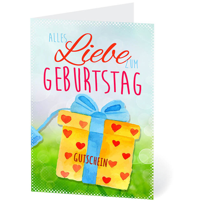 Artikelbild für LUMA Gutschein Geschenk AM1033 DIN B6, 1 St., Artikelnummer 753911