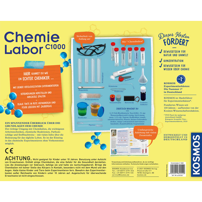 Artikelbild 6 für KOSMOS Experimentierkasten Chemielabor C1000 mehrfarbig, Artikelnummer 820573