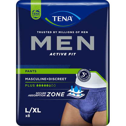 Artikelbild für TENA Inkontinenzhosen MEN ACTIVE FIT PANTS PLUS, 8 St., Artikelnummer 438984