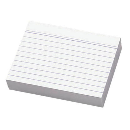 Artikelbild 2 für Karteikarten DIN A7 weiß liniert, 100 St., Artikelnummer 432310
