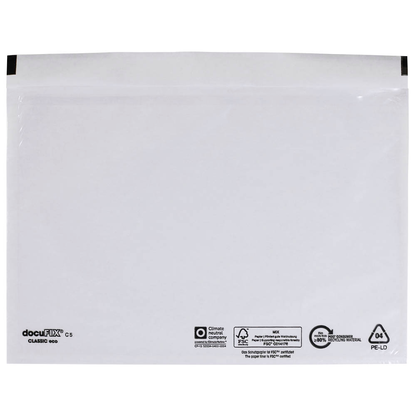 Artikelbild für docuFIX® CLASSIC Lieferscheintaschen eco Kunststoff DIN C5 500 St., Artikelnummer 329411