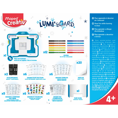 Artikelbild 3 für Maped® Creativ Zeichenprojektor LUMI'BOARD blau/weiß, Artikelnummer 300636