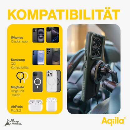 Artikelbild 8 für Aqiila® Qi2 Ladeadapter schwarz, 15 Watt, Artikelnummer 739833