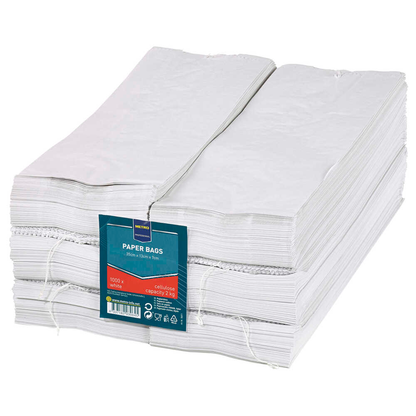 Artikelbild für METRO PROFESSIONAL Faltenbeutel weiß 13,0 x 35,0 cm, 1.000 St., Artikelnummer 798346