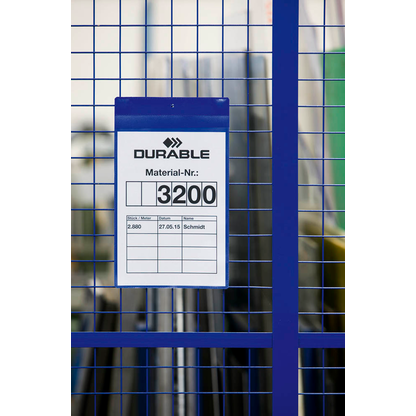 Artikelbild 3 für DURABLE Magnettaschen blau A4, 10 St., Artikelnummer 556668