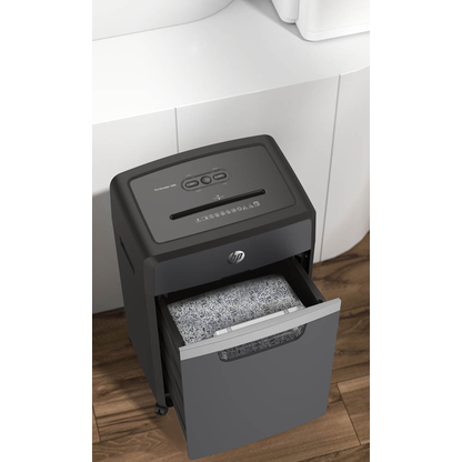 Artikelbild 8 für HP Pro Shredder 16MC Aktenvernichter mit Partikelschnitt P-5, 2 x 15 mm, bis 16 Blatt, schwarz, Artikelnummer 423931