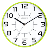 Artikelbild 1 für unilux Wanduhr Pop weiß grün Kunststoff, Ø 30,0 cm, Artikelnummer 723369