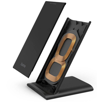 Artikelbild 3 für hama QI-FC10S Induktive Ladestation schwarz, Kabellänge: 1,0 m, 10 Watt, Artikelnummer 139277