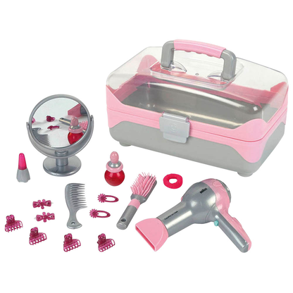 Artikelbild für klein Spielzeug-Frisierkoffer 5862 grau, pink, Artikelnummer 604104