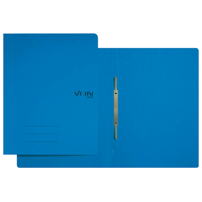 Artikelbild für VON LEITZ Schnellhefter Karton blau DIN A4, 1 St., Artikelnummer 635389