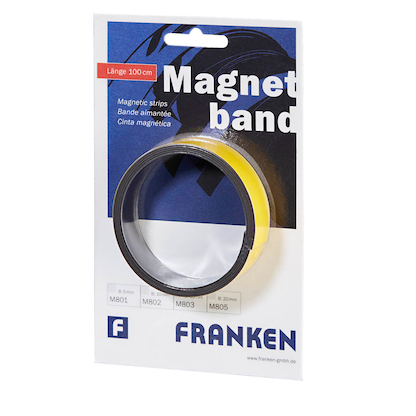 Artikelbild 3 für FRANKEN Magnetband gelb 2,0 cm x 1,0 m, 1 St., Artikelnummer 351534