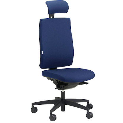 Artikelbild für ORIGINAL STEIFENSAND Bürostuhl Ceto Comfort, CT 43501S2 251 Stoff blau, Gestell schwarz, Artikelnummer 874279