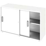 Artikelbild 1 für HAMMERBACHER Schiebetürenschrank Haziender, V1752S/W/W/SG weiß 1 Fachboden 120,0 x 40,0 x 74,8 cm, Artikelnummer 792754