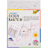 Artikelbild 1 für folia Stickbild Stickkarton Animal weiß, Artikelnummer 287506