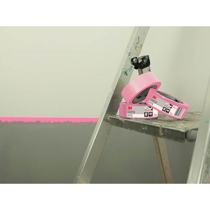 Artikelbild 4 für 3M 2072 Malerband pink 30,0 mm x 50,0 m 1 Rolle, Artikelnummer 477798