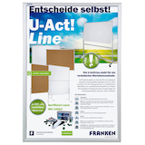 Artikelbild 1 für FRANKEN Klapprahmen Security silber 62,5 x 87,2 cm, 1 St., Artikelnummer 533784