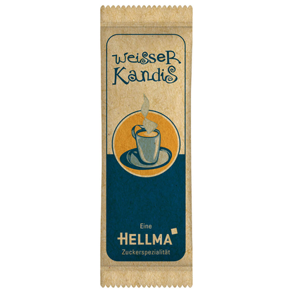 Artikelbild 3 für HELLMA Weißer Kandis Zuckersticks, 80x 6,0 g, Artikelnummer 106027