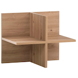 Artikelbild 1 für MÖBELPARTNER Aino Fachteiler für Regale artisan-eiche 47,5 x 32,8 x 38,4 cm, Artikelnummer 172427