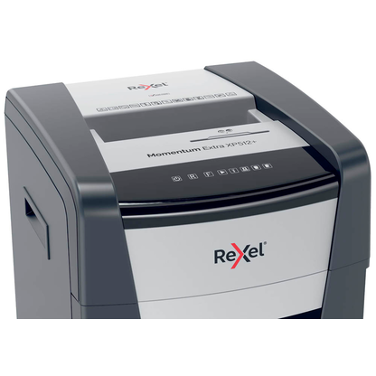 Artikelbild 13 für Rexel XP512+ Aktenvernichter mit Partikelschnitt P-5, 2 x 15 mm, bis 12 Blatt, grau, Artikelnummer 255824