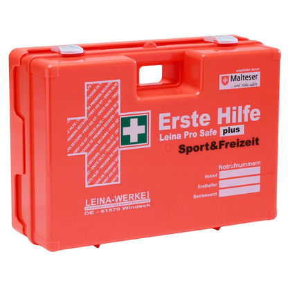 Artikelbild für LEINA-WERKE Erste-Hilfe-Koffer Pro Safe plus Sport & Freizeit DIN 13169 + Erweiterung orange, Artikelnummer 566063