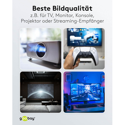 Artikelbild 4 für goobay optisches Hybrid HDMI Kabel 30,0 m schwarz, 1 St., Artikelnummer 345072