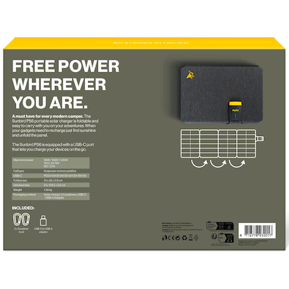 Artikelbild 14 für Aqiila® Sunbird P56 Solarladegerät schwarz, 56 W, Artikelnummer 533929