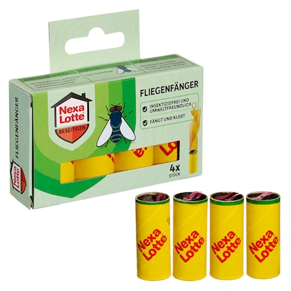 Artikelbild für Nexa Lotte® Fliegenfänger braun, 4 St., Artikelnummer 663868