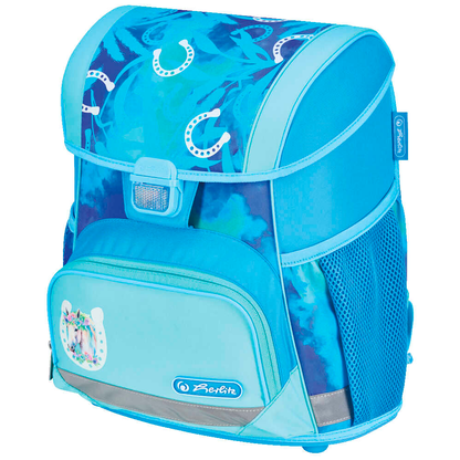 Artikelbild 2 für herlitz Schulranzen-Set Loop Plus Lucky Horse Kunstfaser grün, Artikelnummer 556336