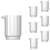 Artikelbild 1 für BAUSCHER Milchkännchen EDGE weiß 0,15 l, 6 St., Artikelnummer 819369