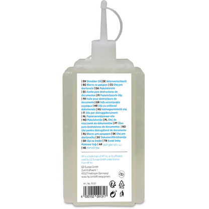 Artikelbild 2 für HP Aktenvernichter-Öl, Artikelnummer 423941