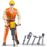 Artikelbild 1 für bruder bworld 60020 Bauarbeiter mit Zubehör Spielfigur, Artikelnummer 560744