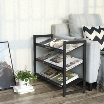 Artikelbild 7 für SONGMICS Schuhregal schwarz 74,0 x 30,7 x 62,8 cm, 1 St., Artikelnummer 439537