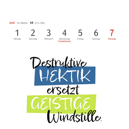 Artikelbild 4 für Harenberg Postkartenkalender Typo Sprüche 2026, 1 St., Artikelnummer 551289